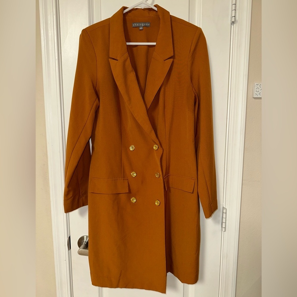 Sharagano Burnt Orange Trench